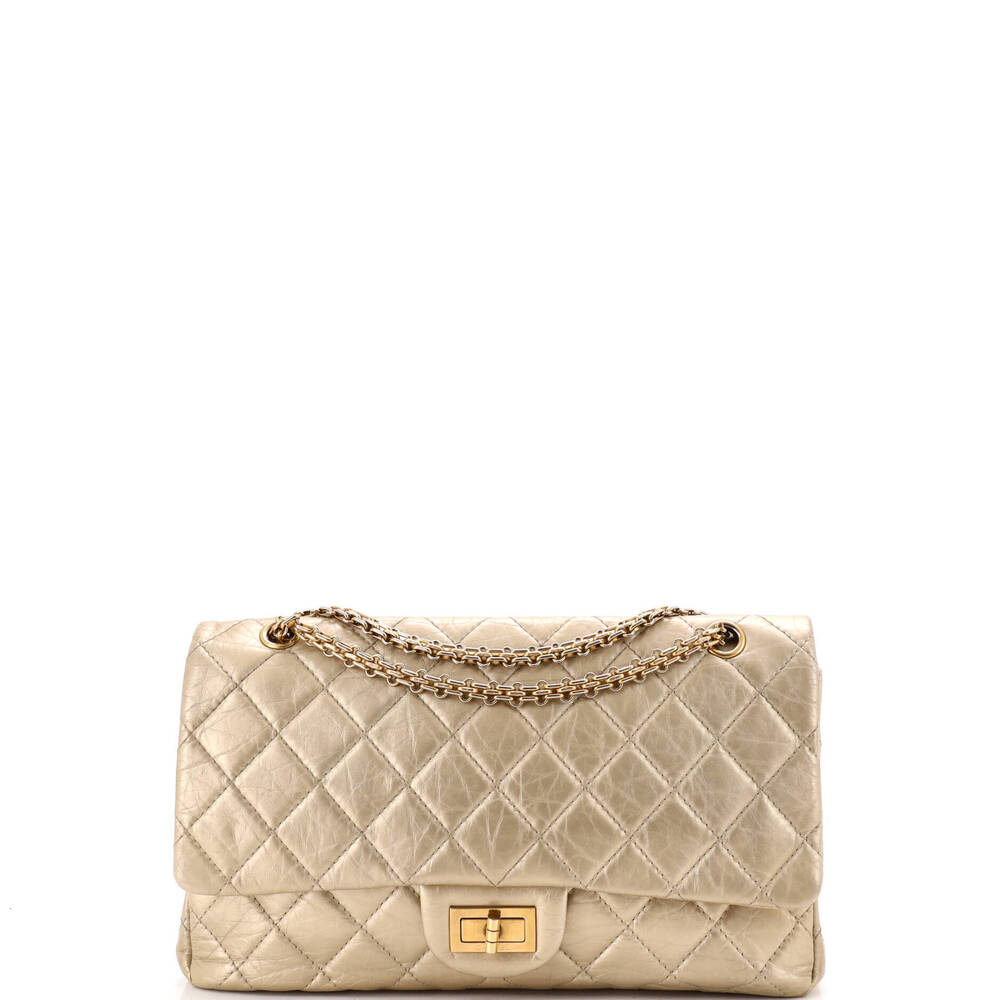 Chanel 227 Reissue 2.55 Flap Bag Quilted Aged Calfskin